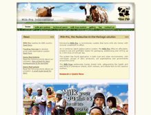 Tablet Screenshot of milk-pro.com